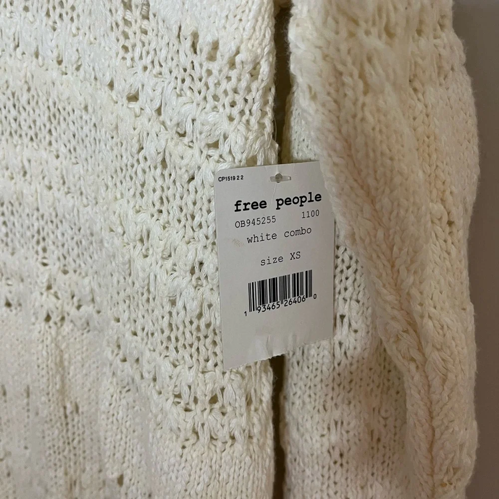 NWT Free‎ People Hot Tropics V Neck Sweater - Picture 3 of 7